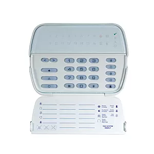 Tastatura LED, 16 zone + modul receptor radio - DSC RFK5516