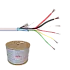 Cablu de alarma 6 fire ecranate + alimentare 2x0.75, cupru integral, 500m 6CUEF+2x0.75-T