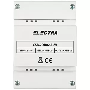 Doza de separatie CAN, 2 intrari si 2 iesiri REZIDENTIAL - ELECTRA CSB.2DR02.ELW0R