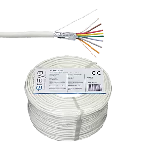 Cablu de alarma 8 fire ecranate, cupru integral, 100m - eRaya AL10822-100 Cablu de alarma 8 fire ecranate, cupru integral, 100m - eRaya AL10822-100