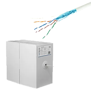 Cablu FTP, cat 5e, CUPRU 100%, 305m, 4x2x24 AWG - eRaya NET5EFT-305 Cablu FTP, cat 5e, CUPRU 100%, 305m, 4x2x24 AWG - eRaya NET5EFT-305