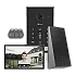 Kit video-interfon, Monitor tactil 7 inch, camera 2K, IR 5m, SDcard, Wi-Fi5, Panou Solar - EZVIZ CS-EP7-3MP-SP