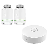 Kit Home Gateway Smart Home + 2 x Termostat inteligent, comunicare wireless ZigBee, EZVIZ CS-T55-A3-A(kit)
