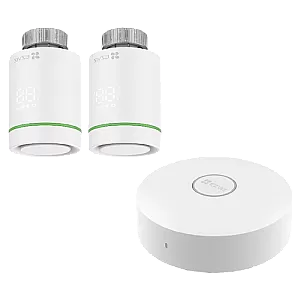 Kit Home Gateway Smart Home + 2 x Termostat inteligent, comunicare wireless ZigBee, EZVIZ CS-T55-A3-A(kit) Kit Home Gateway Smart Home + 2 x Termostat inteligent, comunicare wireless ZigBee, EZVIZ CS-T55-A3-A(kit)