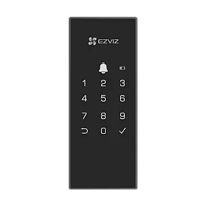 Yala inteligenta ,Wi-Fi, sonerie incorporata, verificare status inchidere, alarma anti-furt - EZVIZ CS-DL03 (WP)-Black