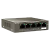 Switch 4 porturi Gigabit PoE, 1 port RJ45 Gigabit - IP-COM G1105P-4-63W – IP-COM G1105P-4-63W