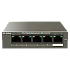 Switch 4 porturi Gigabit PoE, 1 port RJ45 Gigabit - IP-COM G1105P-4-63W