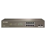 Switch 8 x RJ45 Gigabit, 2 x SFP Gigabit Uplink, Cloud Management - IP-COM G3310F Switch 8 x RJ45 Gigabit, 2 x SFP Gigabit Uplink, Cloud Management - IP-COM G3310F