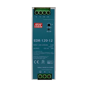 Sursa de alimentare in comutatie, 12V / 10A, sina DIN - MEAN WELL EDR-120-12