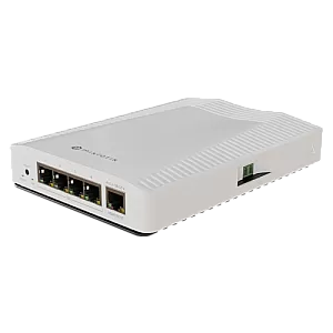 Router 4 porturi 10G, 1 port 1G, sina DIN - MikroTik CRS304-4XG-IN