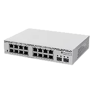 Cloud Smart Switch, 16 x Gigabit, 2 x SFP+ 10Gbps, 1U - Mikrotik CSS318-16G-2S+IN Cloud Smart Switch, 16 x Gigabit, 2 x SFP+ 10Gbps, 1U - Mikrotik CSS318-16G-2S+IN