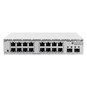 Cloud Smart Switch, 16 x Gigabit, 2 x SFP+ 10Gbps, 1U - Mikrotik CSS318-16G-2S+IN