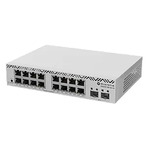 Cloud Smart Switch, 16 x Gigabit, 2 x SFP+ 10Gbps, 1U - Mikrotik CSS318-16G-2S+IN