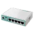 Router hEX, 5 porturi Gigabit, USB, PoE IN - MikroTik E50UG