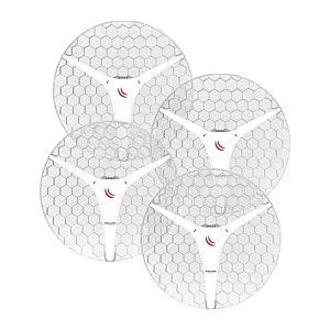 Pachet 4 bucati - LHG XL 5 ac antena 27dBi 5GHz, 802.11ac, 1 x Gigabit, PoE - MikroTik RBLHGG-5acD-XL(4 buc)