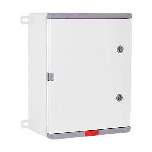 Cutie distributie IP67 din ABS gri, usa mata, placa metalica, 300x400x170 mm PD304017