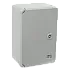 Cutie distributie IP65 din ABS gri, usa mata, placa metalica, 200x300x130 mm PP3001