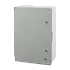 Cutie distributie IP65 din ABS gri, usa mata, placa metalica, 350x500x190 mm PP3006