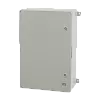 Cutie distributie IP65 din ABS gri, usa mata, placa metalica, 400x600x200 mm PP3008 – Plastim PP3008