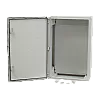 Cutie distributie IP65 din ABS gri, usa mata, placa metalica, 400x600x200 mm PP3008 – Plastim PP3008
