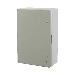Cutie distributie IP65 din ABS gri, usa mata, placa metalica, 400x600x200 mm PP3008