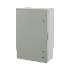 Cutie distributie IP65 din ABS gri, usa mata, placa metalica, 400x600x200 mm PP3008
