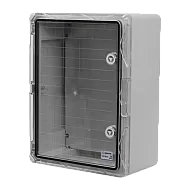 Cutie distributie IP65 din ABS gri, usa transparenta, placa metalica, 300x400x170 mm PP3014 Cutie distributie IP65 din ABS gri, usa transparenta, placa metalica, 300x400x170 mm PP3014