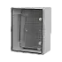 Cutie distributie IP65 din ABS gri, usa transparenta, placa metalica, 400x500x240 mm PP3017