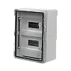 Plastim PP3114 – Cutie modulara IP65 din ABS gri, usa transparenta, 2 x 12 module, 300x400x170 mm PP3114 Cutie modulara IP65 din ABS gri, usa transparenta, 2 x 12 module, 300x400x170 mm PP3114 – Plastim PP3114