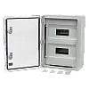 Plastim PP3114 – Cutie modulara IP65 din ABS gri, usa transparenta, 2 x 12 module, 300x400x170 mm PP3114 Cutie modulara IP65 din ABS gri, usa transparenta, 2 x 12 module, 300x400x170 mm PP3114 – Plastim PP3114