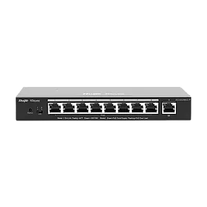 Switch 8 porturi PoE+ RJ45 Gigabit, 1 port uplink RJ45 Gigabit, L2 Cloud Management - Ruijie RG-ES209GC-P