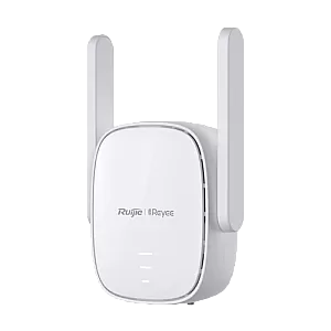 Wireless Extender Wi-Fi 4, 2.4 GHz, 1 x RJ45 10/100 Mbps, Cloud Management - Ruiie RG-EW300R