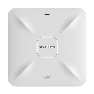 Access Point Wireless AX1800 Dual-Band, Wi-Fi 6, 2x RJ45 Gigabit, PoE IN, Cloud Management - Ruijie RG-RAP2260(G)