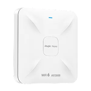 Access Point Wireless AX3000 Dual-Band, Wi-Fi 6, 1x RJ45 2.5G, 1x RJ45 1G, PoE IN, Cloud Management - Ruijie RG-RAP2260