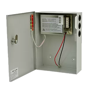 Sursa de alimentare 12V, 5A, back-up in cabinet metalic SDC-12-5B