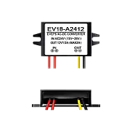 Convertor tensiune 14-28VAC la 12VDC, 1.5A EV18-A2412 Convertor tensiune 14-28VAC la 12VDC, 1.5A EV18-A2412