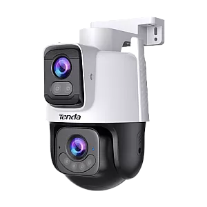 Camera PT Wi-Fi, rezolutie 3+3MP, Dual-Lens, Audio bidirectional, IR/WL 30m, Alarma, IP65 - TENDA TND-CH9-WCA