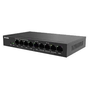 Router 8 porturi PoE+, 1 port WAN, Gigabit, Web Management - TENDA TND-G0-8G-POE