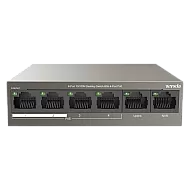 Switch 4 porturi PoE, 2 porturi uplink RJ45 10/100Mbps - TENDA TND-TEF1106P-4-63W
