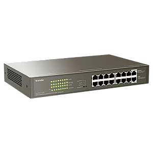 Switch 16 porturi Gigabit PoE - Tenda TND-TEG1116P-16-150W