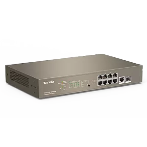 Switch 8 porturi PoE Gigabit, 1 port consola, 1 port SFP Gigabit, management - TENDA TND-TEG5310P-8-150W