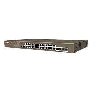Switch 24 porturi PoE Gigabit, 1 port consola, 4 port SFP Gigabit, management - TENDA TND-TEG5328P-24-410W