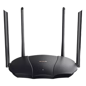 Router Wi-Fi 6, DualBand 2.4Ghz/5GHz, 574+2402Mbps, 4x6dBi, 3 porturi Gigabit - TENDA TND-TX12