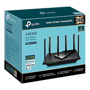 Router wireless TP-Link Archer AX72 Pro, AX5400, Wi-Fi 6, Dual-Band Gigabit, 1x2.5 Gigabit, USB 3.0, MU-MIMO ArcherAX72Pro