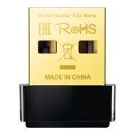 Adaptor wireless TP-Link Archer T2U Nano, AC600, Dual-Band, Nano ArcherT2UNano Adaptor wireless TP-Link Archer T2U Nano, AC600, Dual-Band, Nano ArcherT2UNano