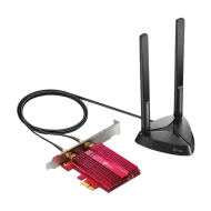 Adaptor PCI-E Bluetooth 5.2, Wi-Fi 6, AX3000 Dual-Band, 2 x Antene High-Gain - TP-Link ArcherTX3000E Adaptor PCI-E Bluetooth 5.2, Wi-Fi 6, AX3000 Dual-Band, 2 x Antene High-Gain - TP-Link ArcherTX3000E