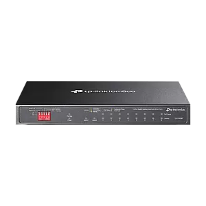 Switch 8 x RJ45 1G PoE, 1 x RJ45 1G, 1 x combo SFP/RJ45 1G, Buget PoE 123W, Unanaged - TP-Link Omada DS110GMP
