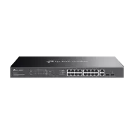 Switch 16 porturi PoE RJ45 Gigabit, 2 x SFP 1G, 2 x RJ45 1G, Easy Managed, 1U - TP-Link Omada ES220GMP Switch 16 porturi PoE RJ45 Gigabit, 2 x SFP 1G, 2 x RJ45 1G, Easy Managed, 1U - TP-Link Omada ES220GMP