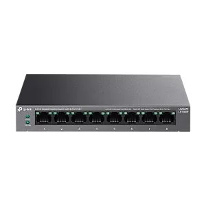 Switch LiteWave, 8 x RJ45 Gigabit PoE, Buget PoE 62W, Unmanaged - TP-Link LS108GP