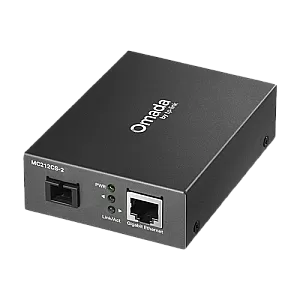 Media Convertor WDM Gigabit RJ45 - Single-mode SC Bi-directional, 2 km - TP-Link Omada MC212CS-2